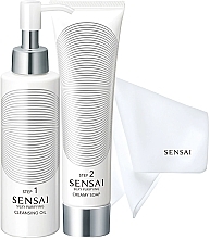 Fragrances, Perfumes, Cosmetics Set - Sensai Silky Purifying Set (f/oil/150ml + soap/125ml)