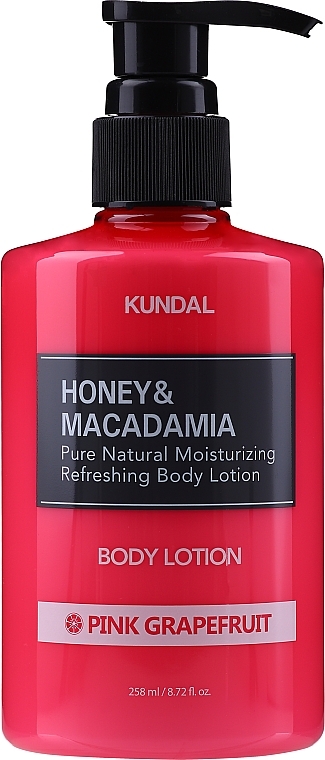 Body Lotion "Pink Grapefruit" - Kundal Honey & Macadamia Pink Grapefruit Body Lotion — photo N3