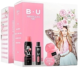 Fragrances, Perfumes, Cosmetics B.U. Absolute Me - Set (edt/50ml+deo/150ml+beanie)