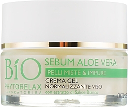 Facial Gel Cream - Phytorelax Laboratories Bio Phytorelax Sebum Aloe Vera Gel Cream — photo N2