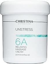 Fragrances, Perfumes, Cosmetics Relaxing Massage Cream 6a - Christina Unstress Step 6a Relaxing Massage Cream