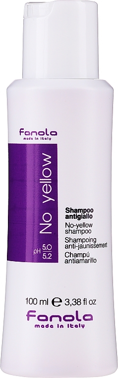 Anti-Yellow Shampoo - Fanola No-Yellow Shampoo — photo N1