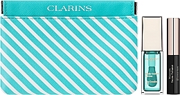 Fragrances, Perfumes, Cosmetics Set - Clarins Candy Box Mint (lip/oil/mint/7ml + mascara/3,5ml + pounch)