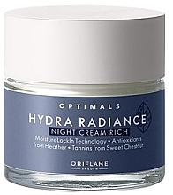 Moisturizing Night Cream for Dry Skin - Oriflame Optimals Hydra Radiance — photo N1