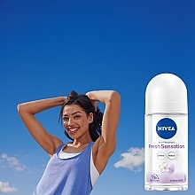 Roll-On Deodorant - Nivea Fresh Sensation Antiperspirant Antibacterial — photo N4
