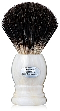 Fragrances, Perfumes, Cosmetics Shaving Brush with Plastic Handle, badger bristles, 51121 - Hans Baier