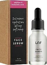 Concentrated Moisturizing & Lifting Serum "Peptides + Hyaluronic Acid" - Luff Intensive Hydration Face Serum — photo N2