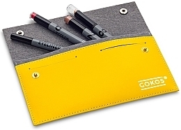 Makeup Bag "Sunny Yellow" - Gokos Wallet Leather — photo N2