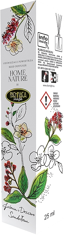 Jasmine & Sandalwood Fragrance Diffuser - Pachnaca Szafa — photo N1