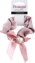 Fragrances, Perfumes, Cosmetics Hair Tie, FA-5871, powdery with pink bow - Donegal