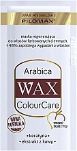 Fragrances, Perfumes, Cosmetics Revitalizing Mask for Dark Hair - Pilomax Wax Arabica Colour Care Hair Mask (sample)