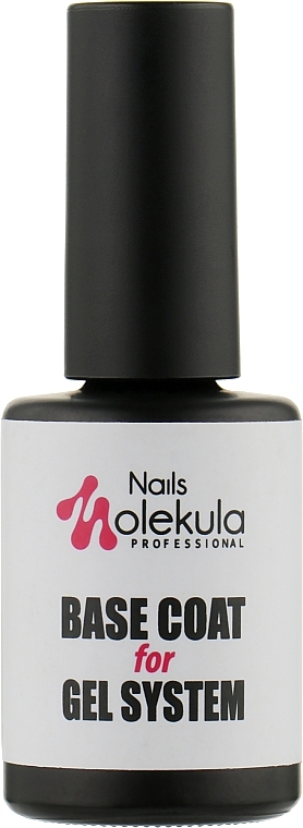 Base Coat - Nails Molekula Base Coat For Gel System — photo N1