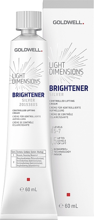 Brightening Haie Cream Color - Goldwell Light Dimensions Brightener Silver Levels 5-7 — photo N1