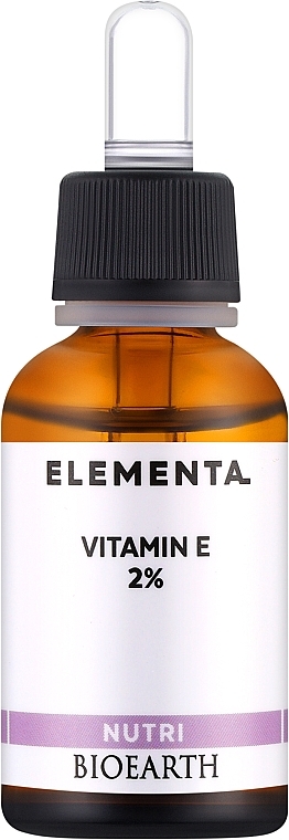 Vitamin E 2% Face Serum - Bioearth Elementa Nutri Vitamin E 2% — photo N1