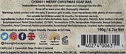 Natural Perfumed Shea Butter Soap - The English Soap Company Merry Christmas Luxury Vegetable Soap — photo N2