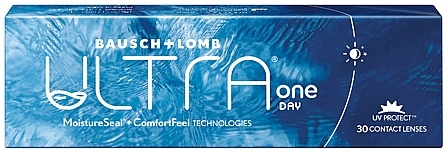 One Day Contact Lenses, curvature 8.6 mm, 30 pcs - Bausch & Lomb Ultra One Day — photo N1