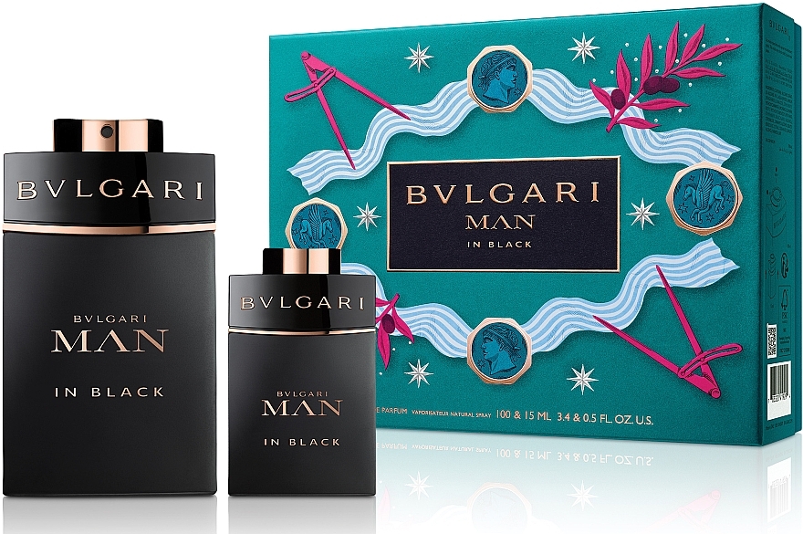 Bvlgari Man In Black - Set (edp/100 ml + edp/15 ml) — photo N1