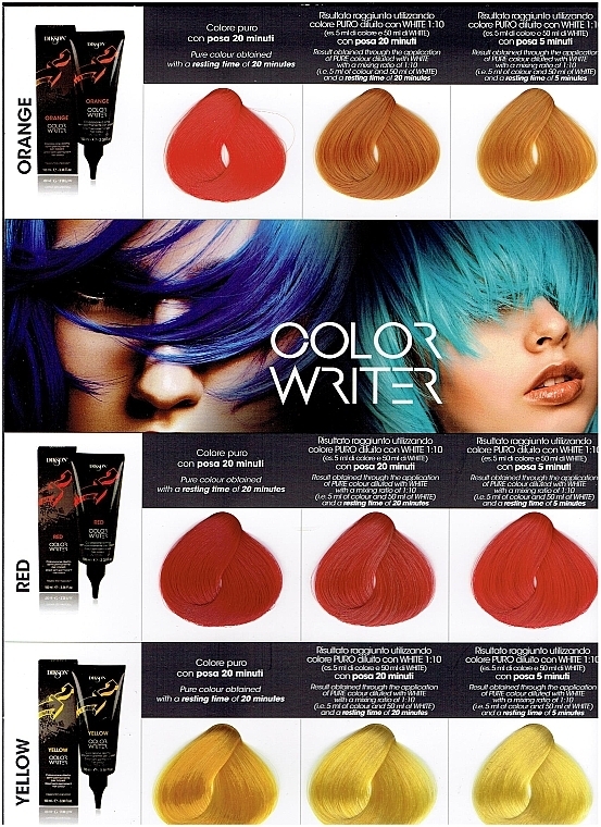 Hair Color - Dikson Color Writer Direct Semi-Permanent Hair Colour — photo N2