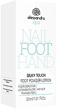 Cooling Foot Lotion - Alessandro International Spa Silky Touch Foot Powder Lotion — photo N2