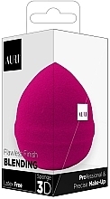 Fragrances, Perfumes, Cosmetics Makeup Sponge, pink - Auri Flawless Finish Blending Sponge 3D 