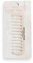 Wide Tooth Brush - Revolution Haircare Natural Curl White — photo N1