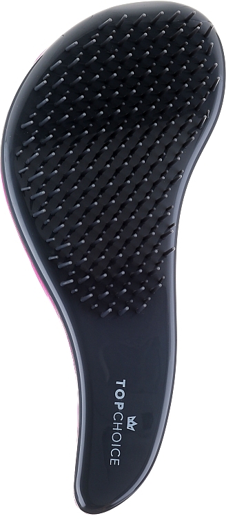 Hair Brush "Detangler", 63831, gray-pink - Top Choice — photo N4