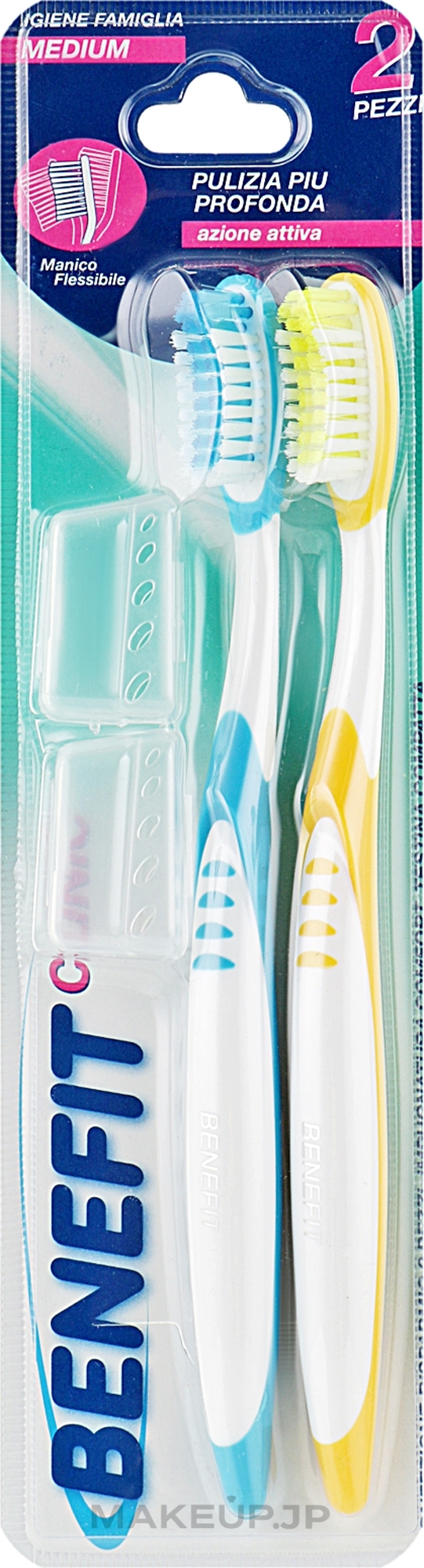 Toothbrush Set, yellow + blue - Mil Mil Benefit — photo 2 szt.