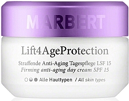 Fragrances, Perfumes, Cosmetics Firming Face Day Cream - Marbert Lift4Age Protection Firming Anti-Aging Day Care SPF 15