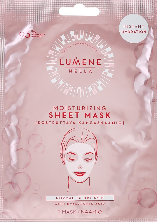 Moisturizing Face Sheet Mask - Lumene Hella Moisturizing Sheet Mask — photo N1