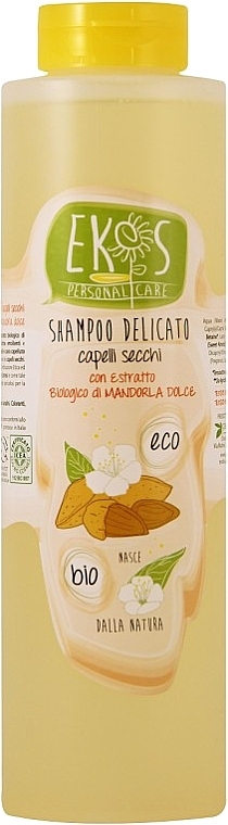 Almond Shampoo for Dry Hair - Ekos Personal Care Delicate Shampoo For Dry Hair — photo N1