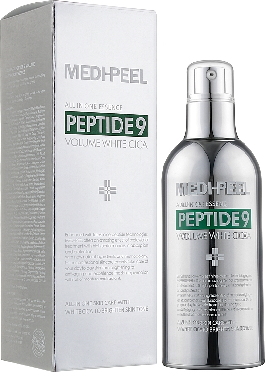 Brightening Oxygen Essence with Centella - Medi Peel Peptide 9 Volume White Cica Essence — photo N2