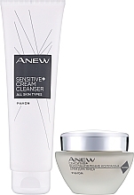 Fragrances, Perfumes, Cosmetics Set - Avon Anew Sensitive+ Set (f/cr/50ml + cl/cr/150ml)