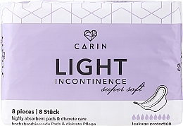 Fragrances, Perfumes, Cosmetics Urological Pads - Carin Light Incontinence Pads Super Soft