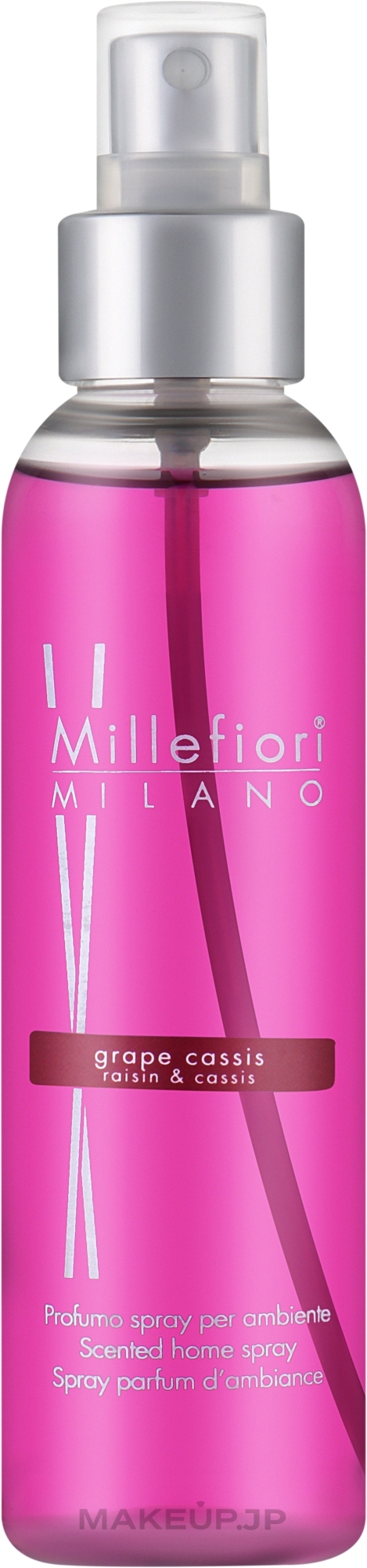 Scented Home Spray 'Grape & Black Currant' - Millefiori Milano Natural Grape Cassis Scented Home Spray — photo 150 ml