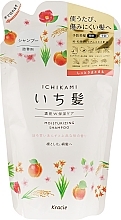 Fragrances, Perfumes, Cosmetics Intensive Moisturizing Shampoo for Damaged Hair with Apricot Oil - Kracie Ichikami (refill)