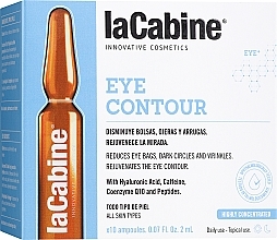 Fragrances, Perfumes, Cosmetics Hyaluronic Eye Ampoules - La Cabine Eye Contour Ampoules
