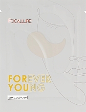 Fragrances, Perfumes, Cosmetics Collagen Eye Mask - Focallure Forever Young #1 Collagen Crystal 24K Gold Pure Luxury Eye Mask