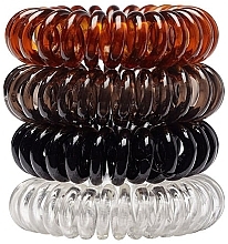 Fragrances, Perfumes, Cosmetics Spiral Hair Ties, 4 pcs, multi-colored - Douglas Spiral Transparent Hair Ties