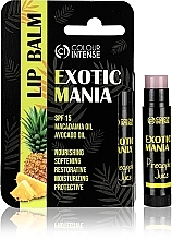 Fragrances, Perfumes, Cosmetics Exotic Mania Lip Balm with Pineapple Scent - Colour Intense Lip Balm