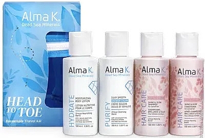 Set - Alma K. Head To Toe (b/lot/100 ml + sh/cr/100 ml + shampoo/100 ml + cond/100 ml) — photo N1