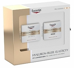 Fragrances, Perfumes, Cosmetics Set - Eucerin Hyaluron-Filler + Elasticity Day Box (d/cr/50ml + n/cr/50ml)