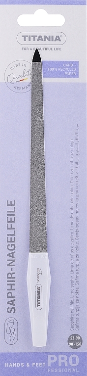 Sapphire Nail File, 8-size - Titania Soligen Saphire Nail File — photo N1