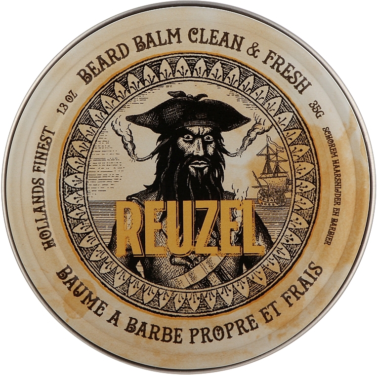 Beard Balm for Men - Reuzel Beard Balm Clean & Fresh — photo N1