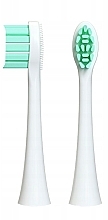 Replaceable Sonic Toothbrush Head, soft, white, 2 pcs. - Feelo PRO White Soft — photo N1