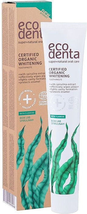 Whitening Natural Spirulina Toothpaste - Ecodenta Organic Spirulina Whitening Toothpaste — photo N1