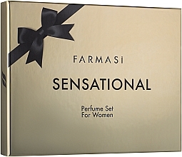 Fragrances, Perfumes, Cosmetics Farmasi Sensational - Set (edp/50ml + b/lot/100ml + gel/100ml)