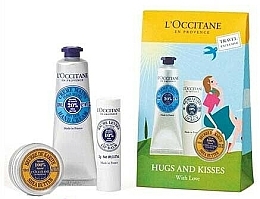 Fragrances, Perfumes, Cosmetics Set - L'occitane Shea Butter (h/cr/30ml + lip/balm/2g + butter/10ml)