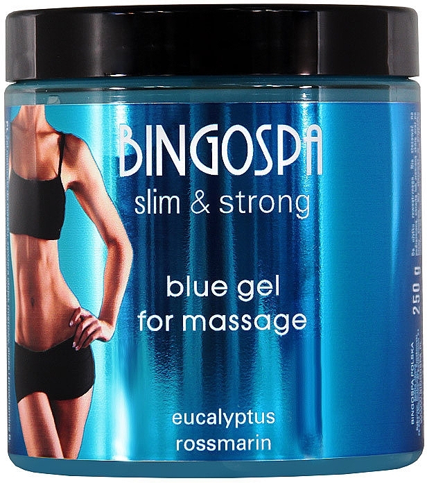 Massage Gel with Eucalyptus and Rosemary "Blue" - BingoSpa — photo N1