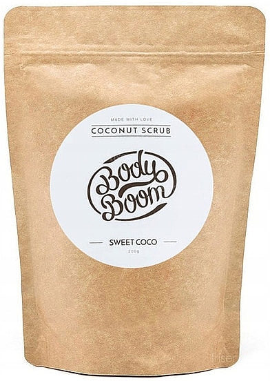 Coconut Body Scrub - Body Boom Coconut Scrub Sweet Coco — photo N1