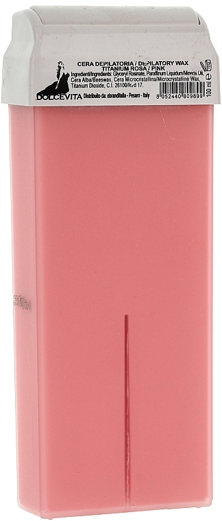 Cartridge Wax "Titanium Pink" - Dolce Vita Depilatory Wax Pink — photo N3